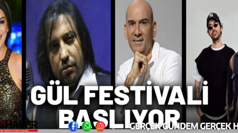 Gül Festivali Başlıyor