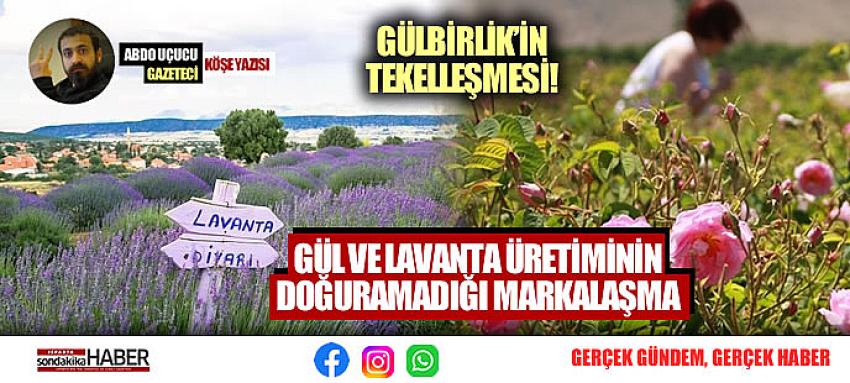GÜL VE LAVANTA ÜRETİMİNİN DOĞURAMADIĞI MARKALAŞMA