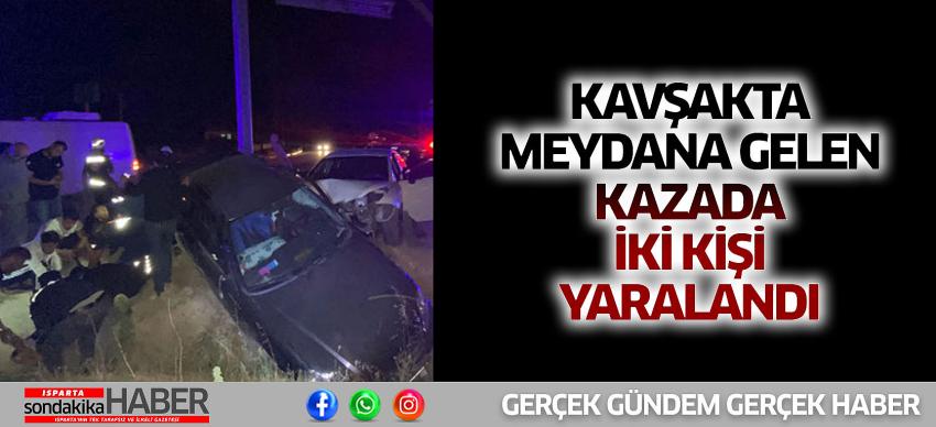 Trafik Kazası; 2 Yaralı