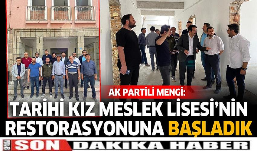 Mengi: Tarihi Kız Meslek Lisesi'nin restorasyonuna başladık