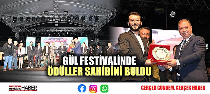 GÜL FESTİVALİNDE ÖDÜLLER SAHİBİNİ BULDU