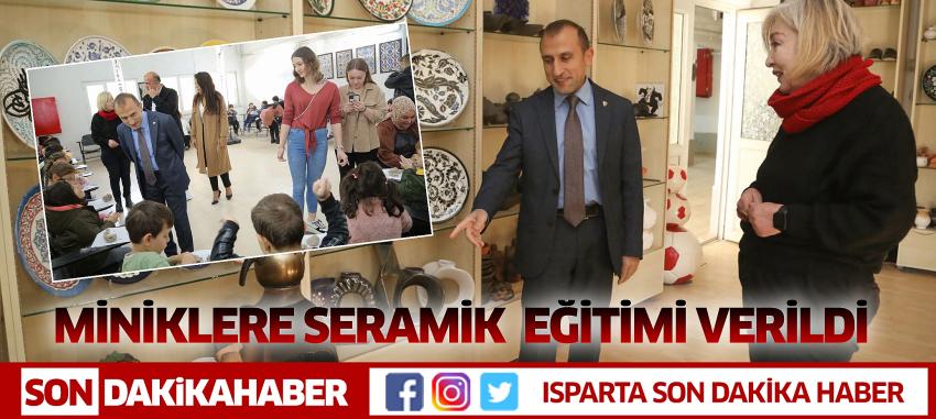 Miniklere Seramik Eğitimi Verildi