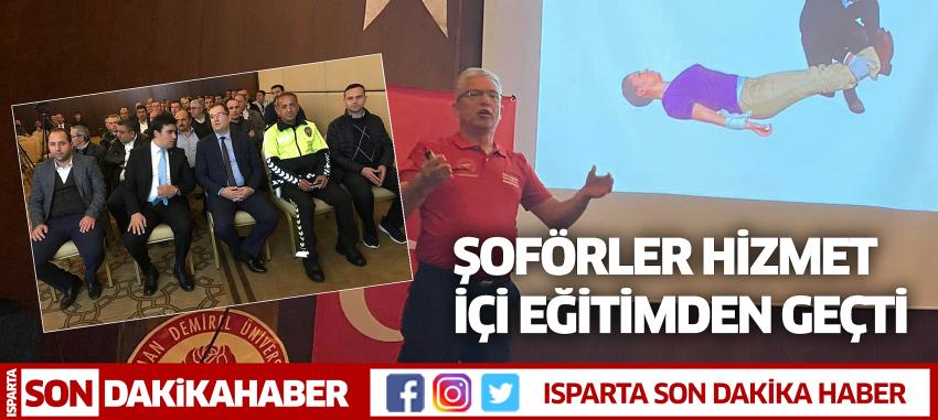 Şoförler Hizmet İçi Eğitimden Geçti