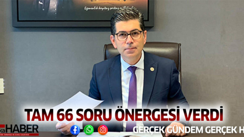 TAM 66 SORU ÖNERGESİ VERDİ