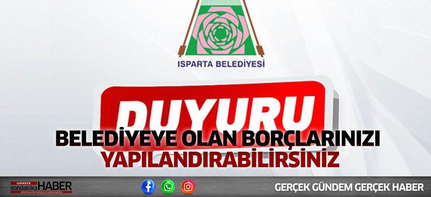 Belediyeye Olan Borçlarınızı Yapılandırabilirsiniz